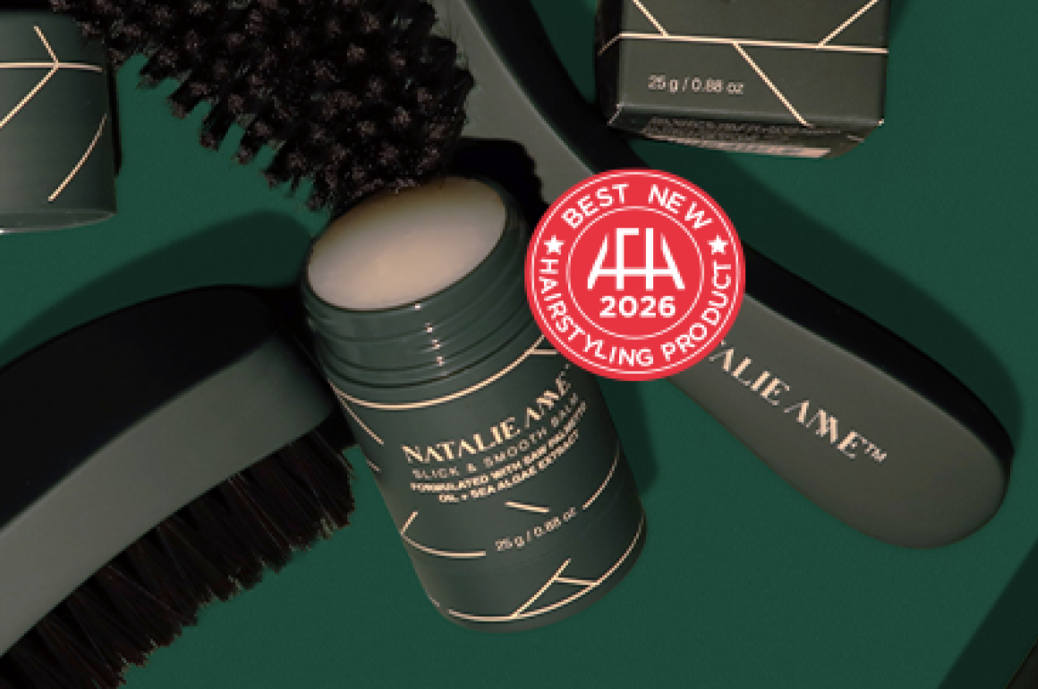 Natalie Anne Slick & Smooth Balm Named Best New Hairstyling Product at the AHFAs